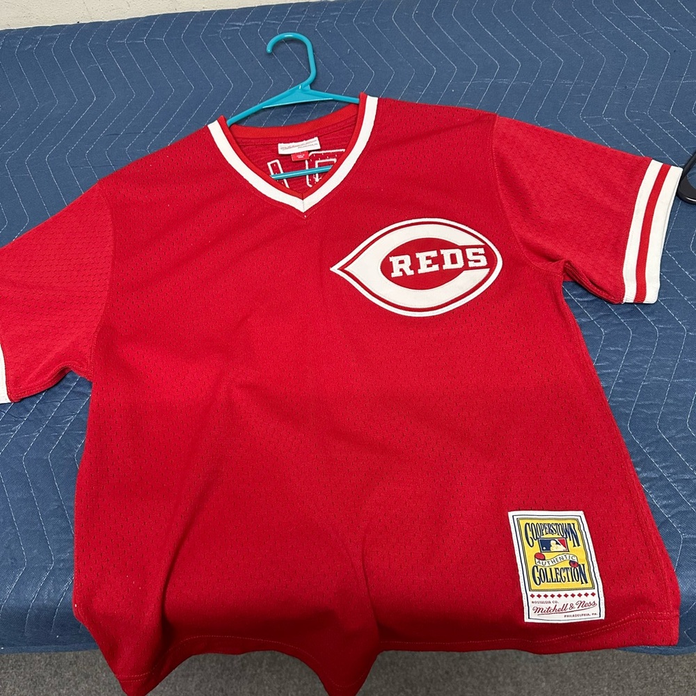 Mitchell & Ness Red Reds Jersey